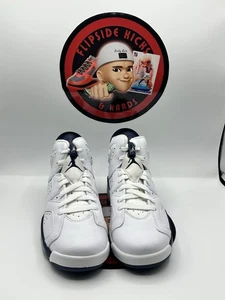 Jordan 6 Retro GS Midnight Navy, Grade School Size 6Y - Picture 1 of 3
