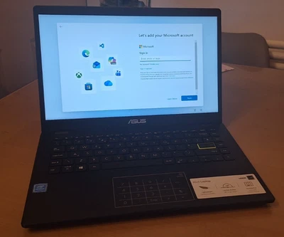 ASUS Laptop E410MA 14" FHD Intel Celeron 4GB RAM 120GB Storage Purple - Opened - Image 1 of 4