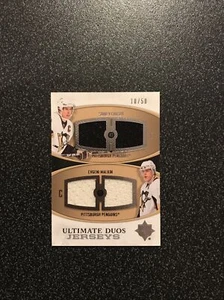 SIDNEY CROSBY/EVGENI MALKIN 2010-11 Ultimate Collection GU DUOS JERSEY SN#10/50  - Picture 1 of 3