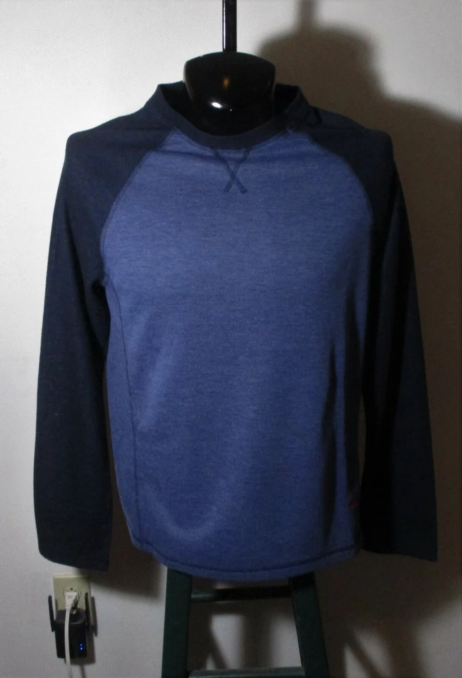 Tommy Bahama Blue Long Sleeve Sweatshirt Crew Jersey Men's Size Top M - Image 1 of 4