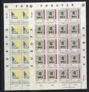 Färöer Inseln Sc 43-44 1979 Europa Satz in 20er Blättern postfrisch NH - Bild 1 von 1