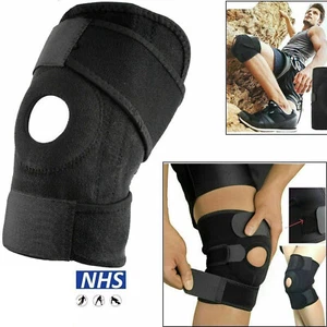 Knee Brace NHS Use Support Neoprene Patella stabilising UK Adjustable Belt Strap - Picture 1 of 5