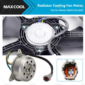 Radiator Cooling Fan Motor Suitable for Infiniti G35 350Z Nissan OEM 21487-CD00A - Picture 1 of 7