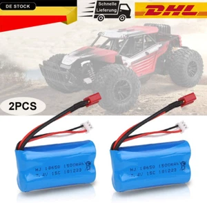 2x Batería 7.4V 1500mAh Batería 15C para WLtoys 4WD RC Cars 12403 12401 12402 12404 - Imagen 1 de 6