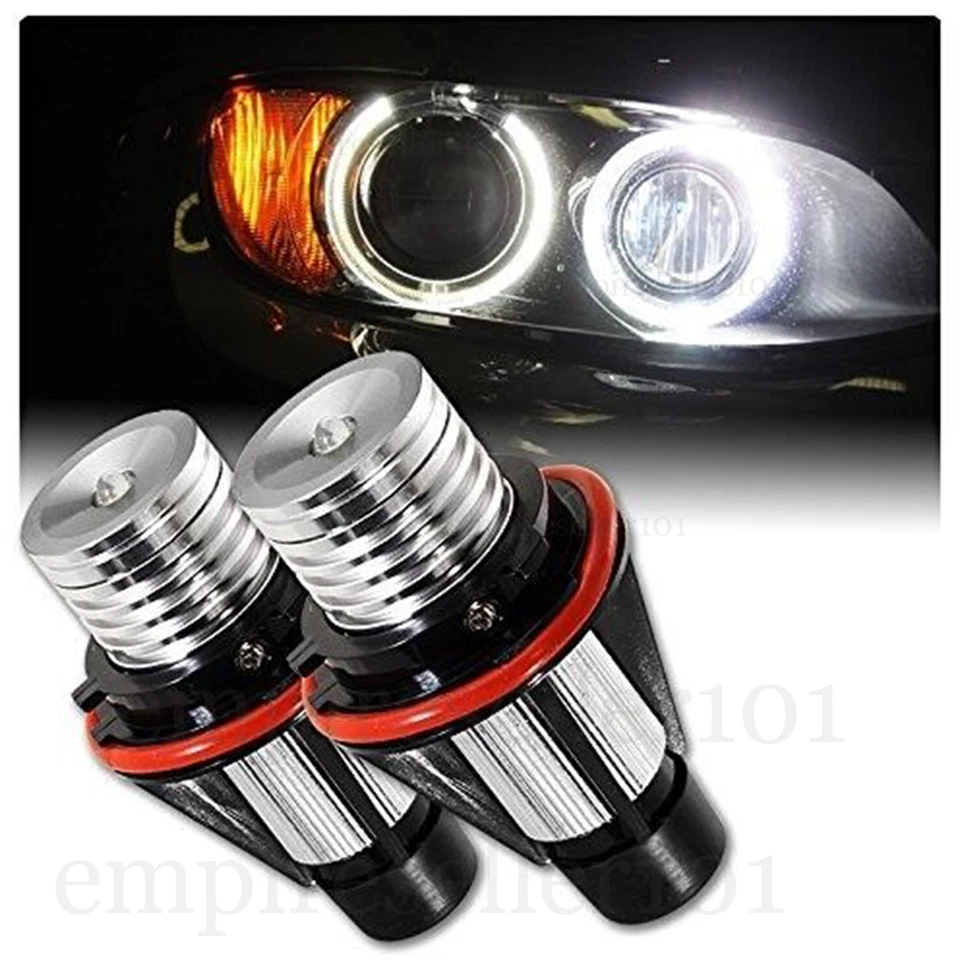 2X Bombilla LED Halo Ojos de Ángel para BMW E39 E87 E64 E63 E65 E66 E53 X5 E83 Foto 1 de 4