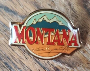 Chaleco de colección Montana Pin Solapa Corbata Sombrero Naturalmente Invitador  - Imagen 1 de 2