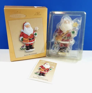 Hallmark Keepsake 2005 Santa Nutcracker Club Exclusive Christmas Ornament - Picture 1 of 4