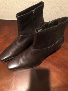 NWOB Bass Leather Ankle Boot SZ11 - Picture 1 of 3