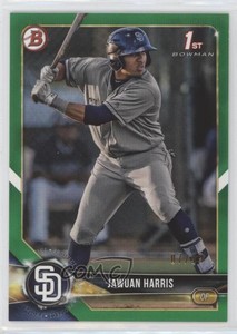 2018 Bowman Draft Green /99 Jawuan Harris #BD-85