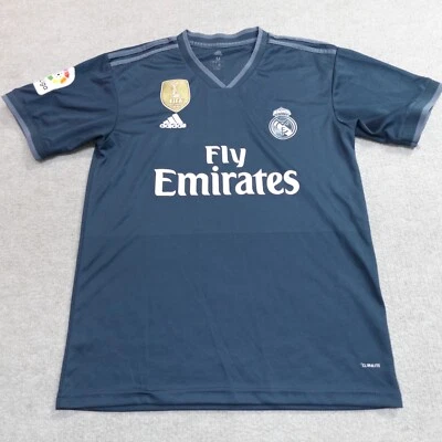 Real Madrid Jersey Medium Blue  2018 World Champions MLS Adidas - Image 1 of 4