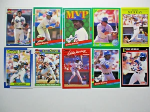 Eddie Murray Baseball Karten Lot 10 Baseballkarten - Los Angeles Dodgers - Lot #5 - Bild 1 von 6