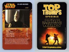 Ki-Adi-Mundi - Star Wars Episodes I-III 2005 Top Trumps Specials Card