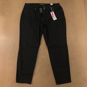 Ashley Stewart Women's Size 22 Short Black Stretch Fearless Skinny Jeans NWT - Picture 1 of 11