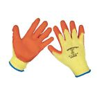 Sealey Super Griff Gestrickt Handschuhe Latex Palm (Groß) - Packung 6 Paar
