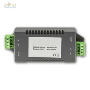 kleiner Bluetooth Receiver, Aux-In, 4-Kanal Verstärker 4x15W, 12V, Deckeneinbau - Bild 1 von 5