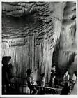 1977 Press Photo "Frozen Niagara" onyx formation in Kentucky's Mammoth Cave.
