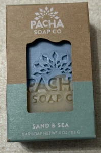 Pacha Soap Co. Sand & Sea Exfoliating 4 ounces Handcrafted Natural Scent NEW - Picture 1 of 5