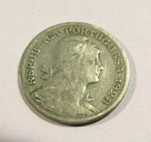 Portugal 1928 50 Centavos Coin - Picture 1 of 5