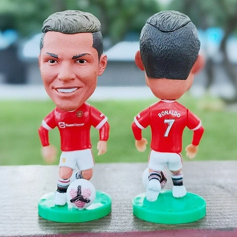 Cristiano Ronaldo Action Figure Man United Statue Doll Real Madrid Fan Gift Toy Cover