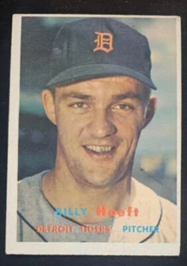 1957 Topps #60 Billy Hoeft Detroit Tigers - Picture 1 of 2