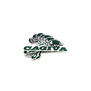 Cagiva Embroidered Sew On Patch Green Elephant PAT001 - Picture 1 of 2