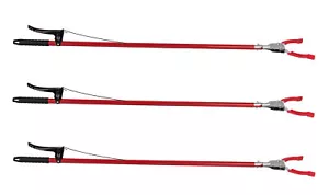 3x Greifzange Müllgreifer Aufhebehilfe 92cm lang Abfall Picker Kralle Arm Hand - Bild 1 von 4