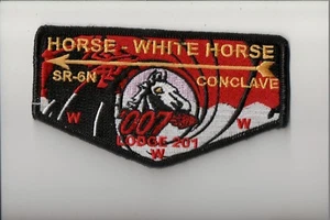 Lodge 201 White Horse S31 SR-6N Conclave OA flap - Picture 1 of 1