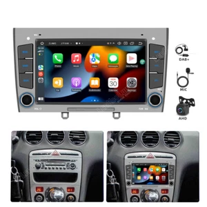 DAB+ 64GB Carplay Autoradio Für Peugeot 308 408 308SW RCZ Android 15 GPS +Kamera - Bild 1 von 24