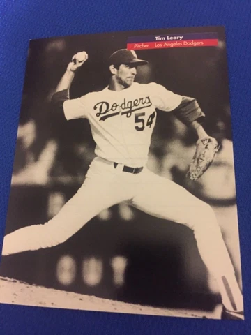 Tim Leary Los Angeles Dodgers Postcard SGA Cover