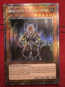 Grandmaster Of The Six Samurai - NM - RA03-EN174 - Platinum Secret Rare - Picture 1 of 1