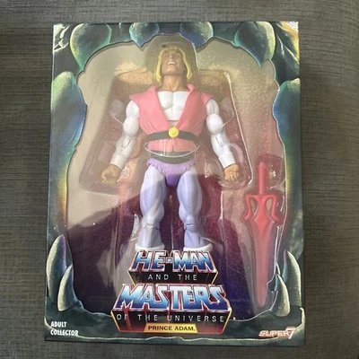 Nuevo Con Caja Super7 He-Man MOTU Laughing Prince Adam Figura Club Grayskull 2018 Foto 1 de 4