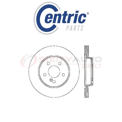 Centric High Carbon Alloy Disc Brake Rotor for 2004-2005 Mercedes-Benz E320 cl - Image 1 of 4