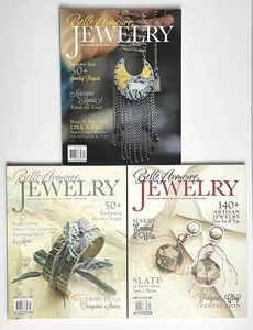 Belle Armoire Jewelry Magazine 3 Issues Summer Autumn Winter 2015 Beadwork - Imagen 1 de 12