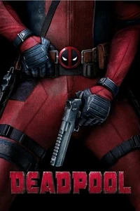 Marvel DEADPOOL Poster Double Sided DS 27x40 Movie Theater Poster Ryan Reynolds - Picture 1 of 2
