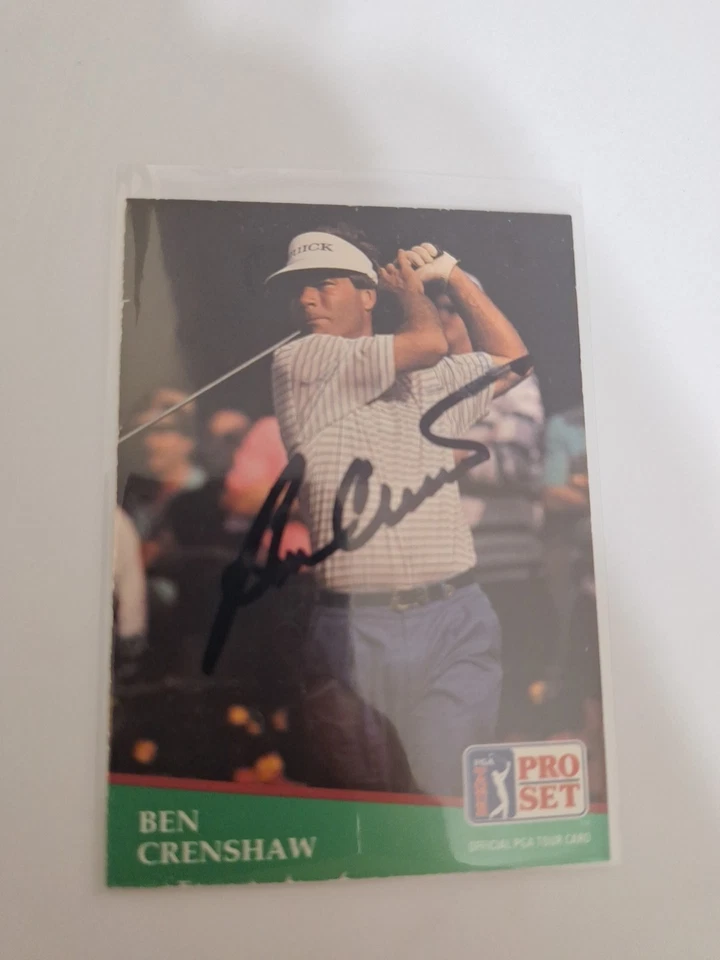 Ben Crenshaw Autograph Card - Image 1 of 1