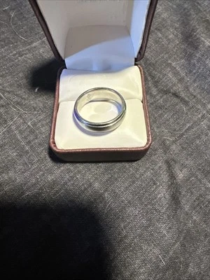 Men’s Cobalt Wedding Band Size 10 - Image 1 of 3