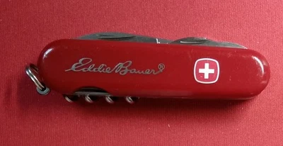 Faca de bolso multifuncional Eddie Bauer "BACKPACKER" VERMELHA - Imagem 1 de 4