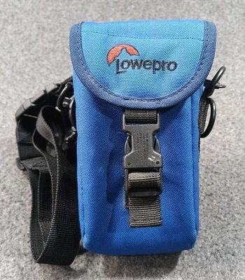 Vintage Lowepro Blue Compact Digital Camera Bag Pouch Original Strap - Image 1 of 4