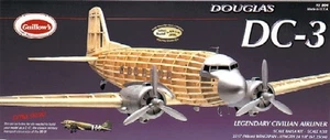 Guillows 804 1:32 Douglas DC-3 Civilian 35-1/2" Wingspan Aircraft Plane Kit - Picture 1 of 1