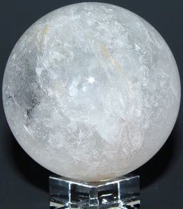 AAA Brazilian Quartz Sphere / 2.41" (61.21mm) / 11.20 oz (317.51gr) 3810 - Picture 1 of 14