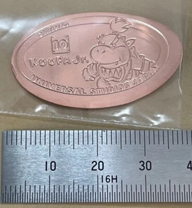 Rare KOOPA Jr. Bowser Oct 2023 limited mario world medallion 1.5inch usj japan - Picture 1 of 2