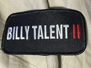 BILLY TALENT BAND RARE PROMO II 4x2 IRON PATCH - Picture 1 of 2