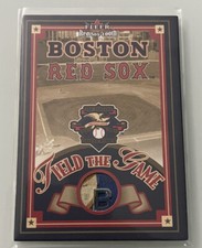 Fleer Boston Red Sox 100th Field The Game! 2001 Game Used base! Collectors Item!