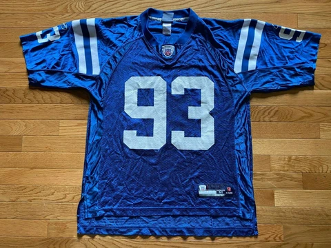 Dwight Freeney #93 Indianapolis Colts Mens Reebok NFL Jersey Size Medium M Cover