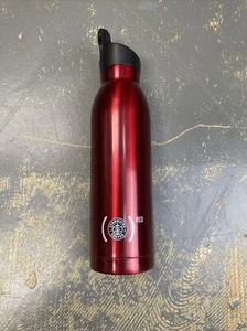 Starbucks Red Canteen Tumbler Cold Beverage Stainless Steel Reduce Cup 2009 - Picture 1 of 5