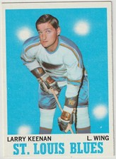 1970-71 Topps Larry Keenan Card #104 St. Louis Blues
