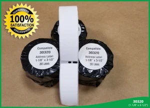 8 rollos de etiquetas de dirección Jumbo LG 30320 DYMO® LabelWriter® 400 450 doble turbo - Imagen 1 de 6