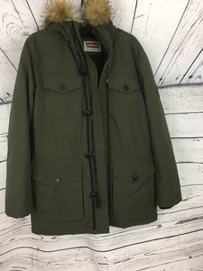 levis green parka