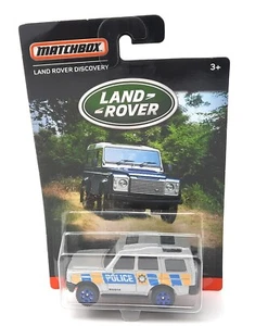 Matchbox Superfast Land Rover Discovery Police silver. Blister Card. Thailand - Picture 1 of 1
