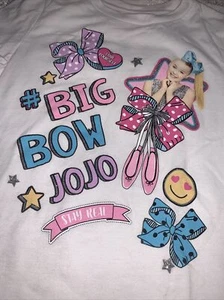 Girls Jojo Siwa Shirt Sz 10 Dance Ballet Bow Jumping Beans Guc - Picture 1 of 4